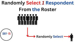 Kobotoolbox Tutorial  How to randomly select ONE respondent from the ROSTER [upl. by Donegan457]