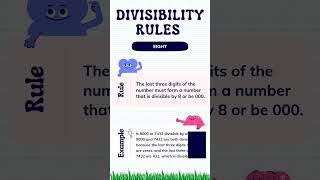 DIVISIBILITY RULES FOR 8 SachinyadavCreativeDesigner [upl. by Nnaacissej]