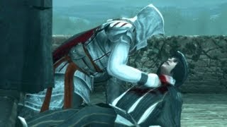 Ezio Helps Uncle Mario to Kill Vieri de Pazzi in San Gimignano Assassins Creed 2  Tuscany [upl. by Roddie]