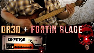 OR30 amp Fortin Blade Tight Orange Distortion Tone [upl. by Crescentia]