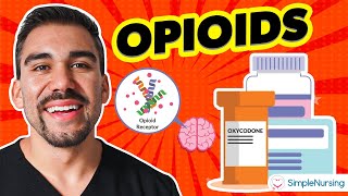 Opioid Pain Pharmacology Analgesics Nursing RN PN for NCLEX [upl. by Shelley]