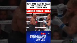 Mike Tyson vs Jake Paul RULES [upl. by Rebeka]