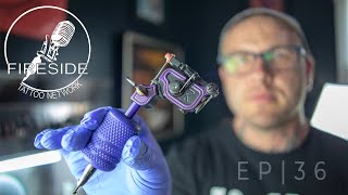 Tattoo Machine ReviewDan Kubin Sidewinder V6Fireside Technique ep 36 [upl. by Robinette]