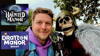 The Haunted Manor  Halloween At Drayton Manor  FULL MAZE RUN THROUGH  October 2023 [upl. by Anastasia908]