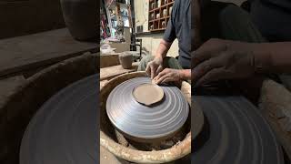 도예 pottery ceramic clay mug teaware Wheelthrowing asmr trimming [upl. by Helyn]