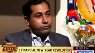 ET NOW  Gajendra Kothari on 5 Financial New Year Resolutions  Investors Guide  April 08 2014 [upl. by Amias]