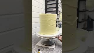 Part 7 ganaching an 8 inch red velvet cake cake cakedecorating baking birthday cake [upl. by Ag]