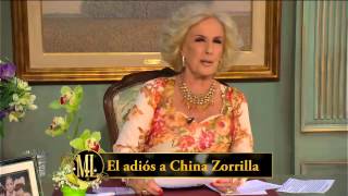 La noche de Mirtha 2014  El emotivo homenaje de Mirtha Legrand a China Zorrilla [upl. by Aneahs]