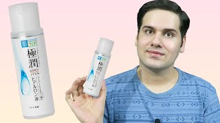 Hada Labo  Gokujyun Hyaluronic Acid Lotion Rohto Mentholatum Review [upl. by Seditsira668]