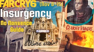 Far Cry 6  Weekly Insurgency  Clarita Vargas Nov 815 Walkthrough [upl. by Jeramie]