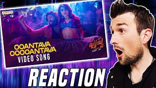 Oo AntavaOo Oo Antava Video Song  Pushpa Songs Allu Arjun Rashmika Sukumar Samantha REACTION [upl. by Chao]