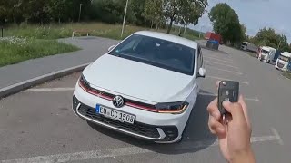 2023 VW Polo GTI  Acceleration amp Top Speed POV on German Autobahn [upl. by Oilenroc]