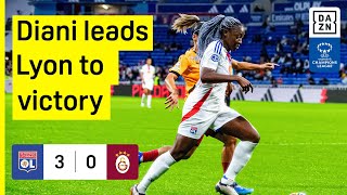 HIGHLIGHTS  Olympique Lyonnais vs Galatasaray AŞ  UEFA Womens Champions League 202425 [upl. by Corabel]