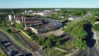 Wheatons factory site in Millville NJ  Part 1  652022  DJI 0628 [upl. by Attennod920]