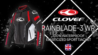 CLOVER RAINBLADE3 WP waterproof vented and stretch sport short jacket EN [upl. by Carmen296]