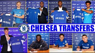 CHELSEA CONFIRMED TRANSFERS SUMMER 2024✅LukakuKDewsburyHallEstêvãoAdarabioyoVeigaMarc Guiu🔥 [upl. by Kissel380]