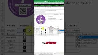 Tu roules écolo  excel exceltips pourtoi critair ecologie [upl. by Noreht48]
