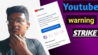 How to youtube warning strike youtube warning strike Kyu aati hai [upl. by Annnora]