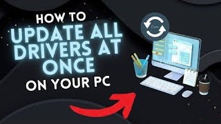 How to UPDATE ALL DRIVERS on WINDOWS at ONCE [upl. by Aihsetan84]