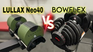 Bowflex vs lullax Neo40  comparamos las mejores mancuernas ajustables del mercado  Bowflex Lullax [upl. by Rawdin]