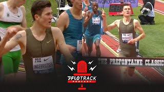 Jakob Ingebrigtsen Crushes Bowerman Mile At Pre Classic [upl. by Inglis]