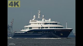 CARINTHIA VII  Shipspotting Germany 🇩🇪 IMO 8994001  Elbe near MüggendorfGlameyer Stack  4K VIDEO [upl. by Anaj]