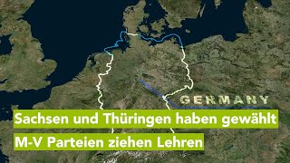 Wahlen in Sachsen und Thüringen sehen Rechtsextreme vorne – was sagen Parteien in MV [upl. by Ahab]