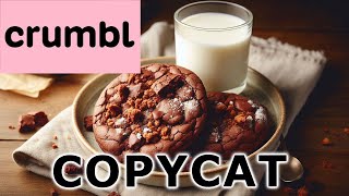 Crumbl brownie batter cookie recipe copycat [upl. by Names351]