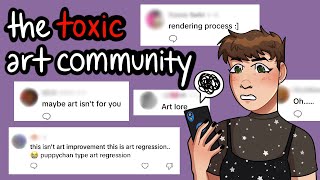 lets talk about the toxic art community  speedpaint  commentary [upl. by Odla]