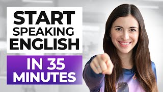 ALL the ENGLISH BASICS you need  Learn English IN 35 MINUTES [upl. by Nnyre]