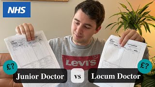 Locum Doctor vs Foundation Doctor Pay Slips in the NHS How much do locum doctors make [upl. by Lleddaw]