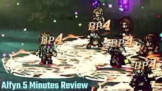 Casually Granting 16 BP to Your Team  Alfyn 5 Minutes Review  Octopath Traveler CotC [upl. by Donohue]