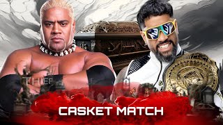 WWE 2K24 • Casket Match  Rikishi VS Jey Uso  WWE [upl. by Nithsa]