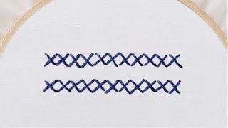 Embroidery 101 How to Embroider a Cross Stitch [upl. by Chan]