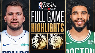 5 MAVERICKS at 1 CELTICS  FULL GAME 5 HIGHLIGHTS  June 17 2024 [upl. by Allbee]