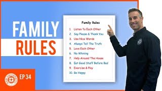 Creating a Family Rules Chart  House Rules for Kids  Dad University [upl. by Rhea]