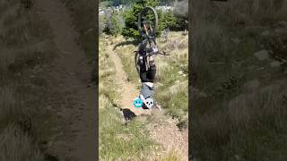 Damn ☠️ mtbfail mtb freeride downhill funnyfails fail crash [upl. by Karlis517]