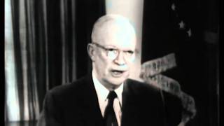 Eisenhower discusses quotmilitary industrial complexquot in farewell address 1961 [upl. by Acissey179]