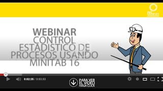 Webinar Control Estadistico de Procesos con Minitab 16 [upl. by Ydnyc]