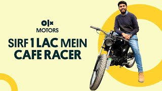 Sirf 1 Lac Mein Cafe Racer  Modified 70cc Bike in Pakistan [upl. by Kelby]