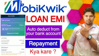 Mobikwik Loan Repayment Kaise Kare  Mobikwik ZIP EMI Loan Repayment [upl. by Clementis328]