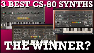 3 Best CS80 SYNTHS  Model 77 Softube  GX 80 Cherry Audio  CS 80 V Arturia [upl. by Oinimreh]