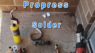 Propress vs Soldering [upl. by Hutchings]