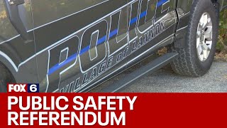 Lannon public safety referendum voters consider tax levy increase  FOX6 News Milwaukee [upl. by Gert]