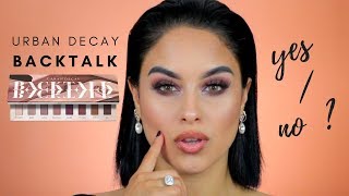 URBAN DECAY BACKTALK PALETTE  Revue  tuto [upl. by Shani]