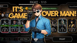 Klassic Movie Johnny Cage Setup Speedrun on Survivor Mode Gameplay  Elder Survivor  MK Mobile [upl. by Ahsinrad35]