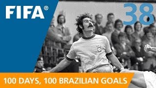 100 Great Brazilian Goals 38 Rivellino Germany 1974 [upl. by Akimyt541]