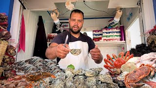 Crazy Street Food Tour in Morocco 🇲🇦 SAFI and OUALIDIA Rare Food Journey [upl. by Silden754]