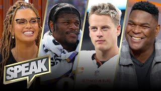 Is Lamar Jackson dominating MVP race Can Joe Burrow carry the Bengals  NFL  SPEAK [upl. by Lowry]