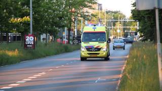 Drietoon A1 Ambulance 22127 spoed aankomst Catharina ziekenhuis Eindhoven [upl. by Notnats690]